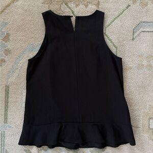 J Crew Elegant Black Sleeveless Top